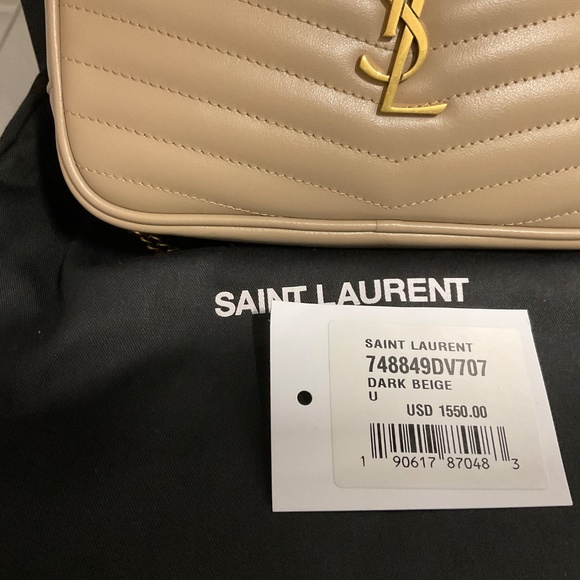 YSL Mini Lou in Quilted Leather, NWT - Picture 7 of 10